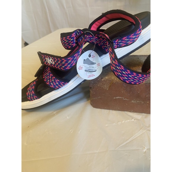 Womens Ryka Hot Pink Strappy Sandals-Comfort Surround System- Brand New- Size- 9 - Picture 6 of 8
